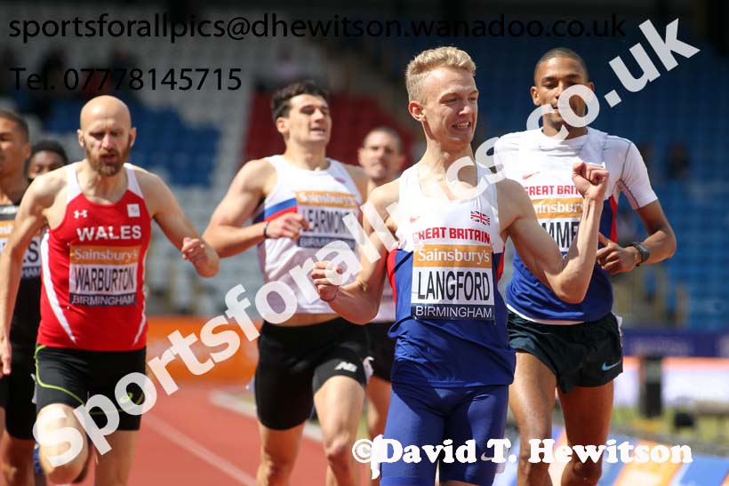 Mens 800 metres, Sainsbury's British Champs, Alexander Stadium, Birmingham. Photo: David T. Hewitson/Sprts for All Pics